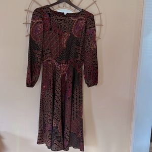 Vintage paisley dress